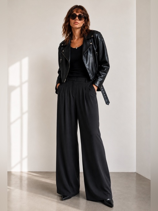 All Saints Pants - ALLSAINTS | Wide Leg Trousers High Rise | US 8 | NWOT